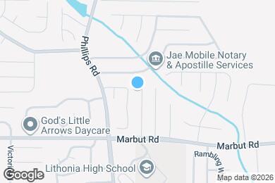 Map image of the property - 2047 W Morgan's Bluff Ct