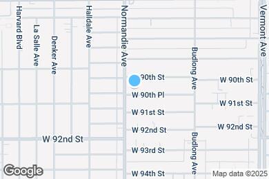 Map image of the property - 1341 W 90th Pl