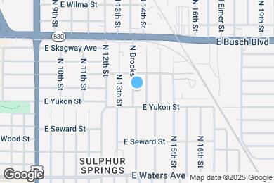 Map image of the property - 8711 N Brooks St