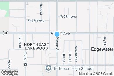 Map image of the property - 2591 Pierce St