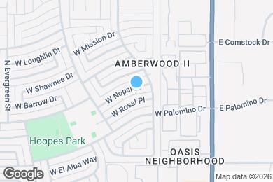 Map image of the property - 307 W Nopal Pl