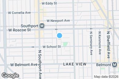 Map image of the property - 3323 N Lakewood
