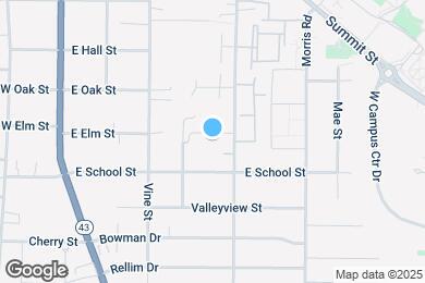Map image of the property - 976 S Lincoln St