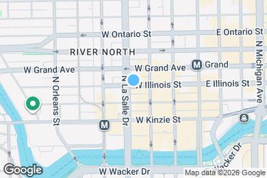 Map image of the property - 111 W Illinois St