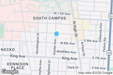 Map image of the property - 1502 Hunter Ave