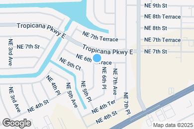 Map image of the property - 645 NE 6th Ave