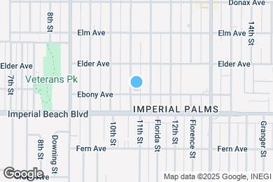 Map image of the property - 1116 Ebony Ave