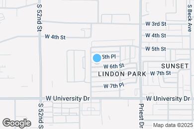 Map image of the property - 1544 W 6th St