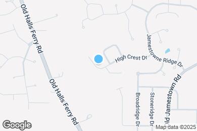 Map image of the property - 12839 High Crest Dr