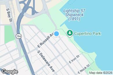 Map image of the property - 2525 S Shore Dr