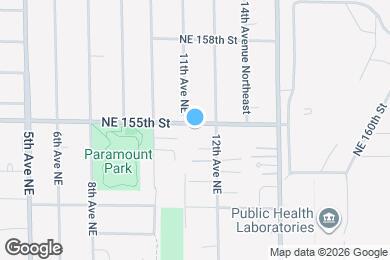 Map image of the property - 1107 NE 155th St