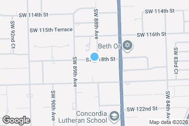 Map image of the property - 8800 SW 118th St