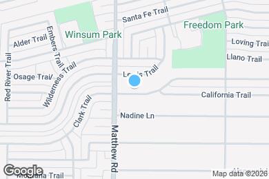 Map image of the property - 1702 Clark Trail