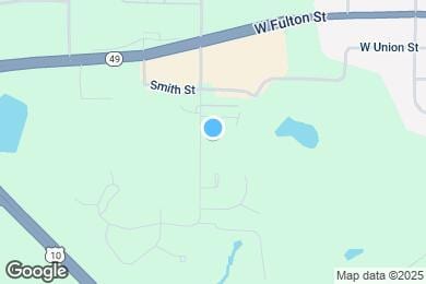 Map image of the property - Pheasant Run Apartments - Waupaca