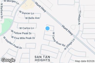 Map image of the property - 2837 W San Carlos Ln