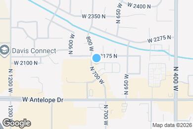 Map image of the property - 791 W 2150 N