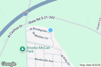 Map image of the property - 1131 W Brookgreen Dr