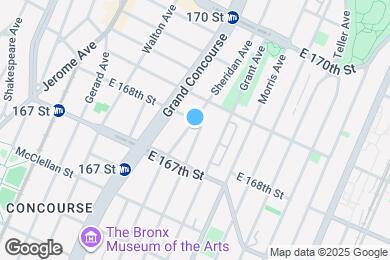 Map image of the property - 1264 Sheridan Ave