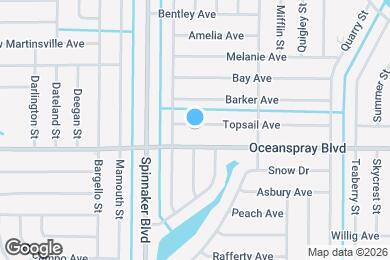 Map image of the property - 10067 Topsail Ave