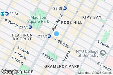 Map image of the property - 121 E 23rd St