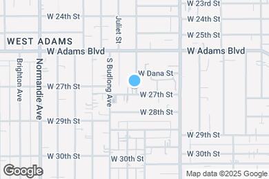 Map image of the property - 2667 S Catalina St