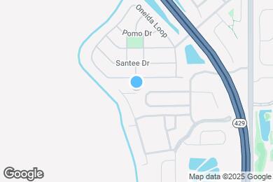 Map image of the property - 2421 Silver Palm Dr