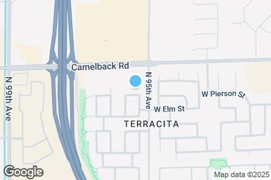 Map image of the property - 9506 W Mariposa St