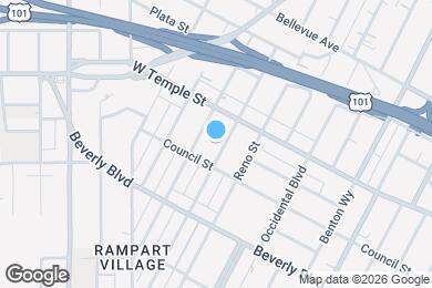 Map image of the property - 221 N Vendome St