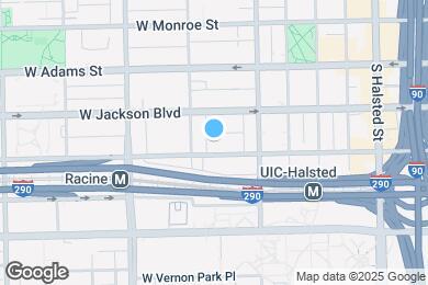 Map image of the property - 1044 W Van Buren St