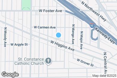 Map image of the property - 5015 N Monitor Ave