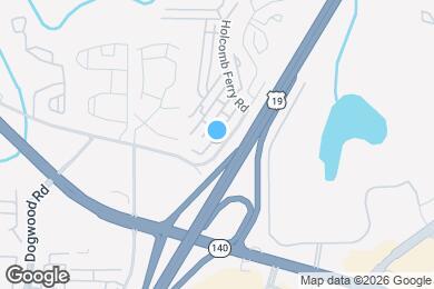 Map image of the property - 1018 Old Holcomb Bridge Rd