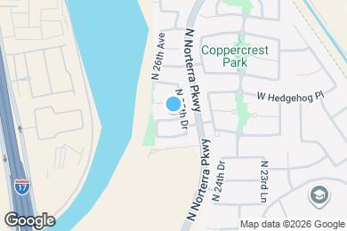 Map image of the property - 2510 W Bent Tree Dr