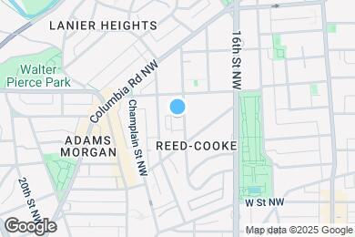 Map image of the property - 2422 17th St NW