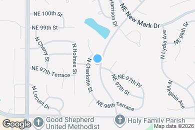 Map image of the property - 9700 N Campbell Dr