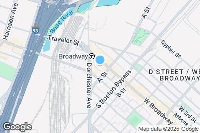 Map image of the property - 55 W Broadway