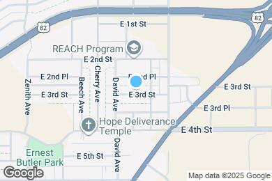 Map image of the property - 3013 E 3rd St