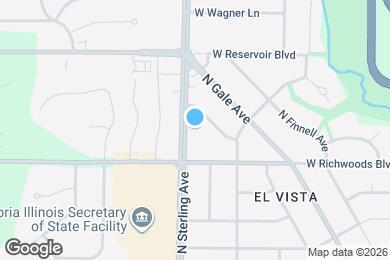 Map image of the property - 3502 N Sterling Ave