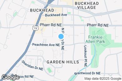 Map image of the property - 48 Peachtree Ave NE