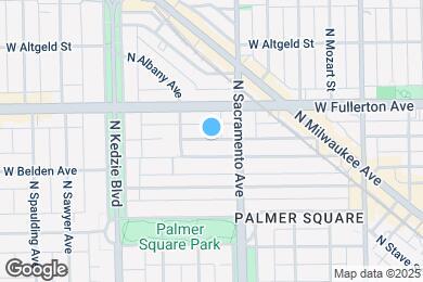Map image of the property - 3051 W Medill Ave