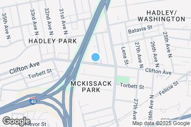 Map image of the property - 2826 Clifton Ave