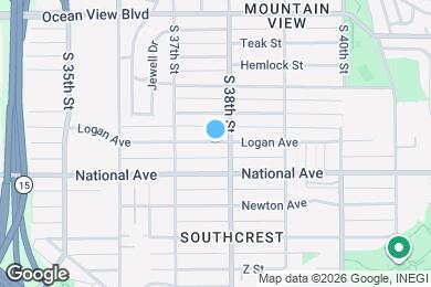 Map image of the property - 3777 Logan Ave