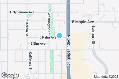 Map image of the property - 1630 E Palm Ave