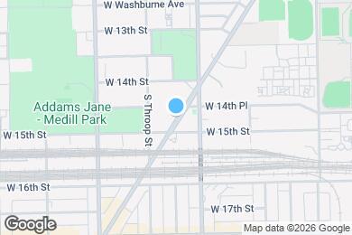 Map image of the property - 1464 S Blue Island Ave