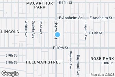 Map image of the property - 1060 Cherry Ave
