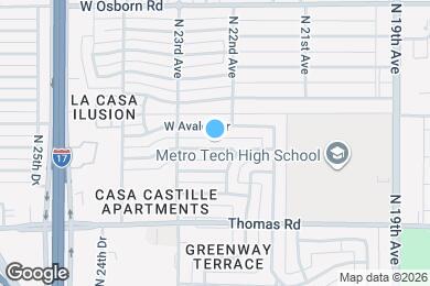 Map image of the property - 2216 W Pinchot Ave