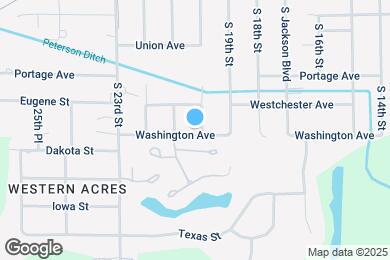 Map image of the property - 2014 Washington Ave
