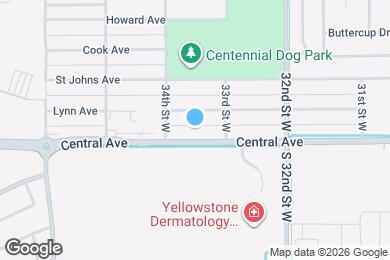 Map image of the property - 3321 Central Ave