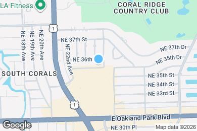 Map image of the property - 2509 NE 35th Dr