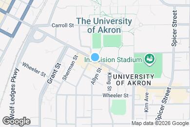 Map image of the property - University Edge Akron