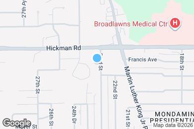 Map image of the property - 2120 23rd St